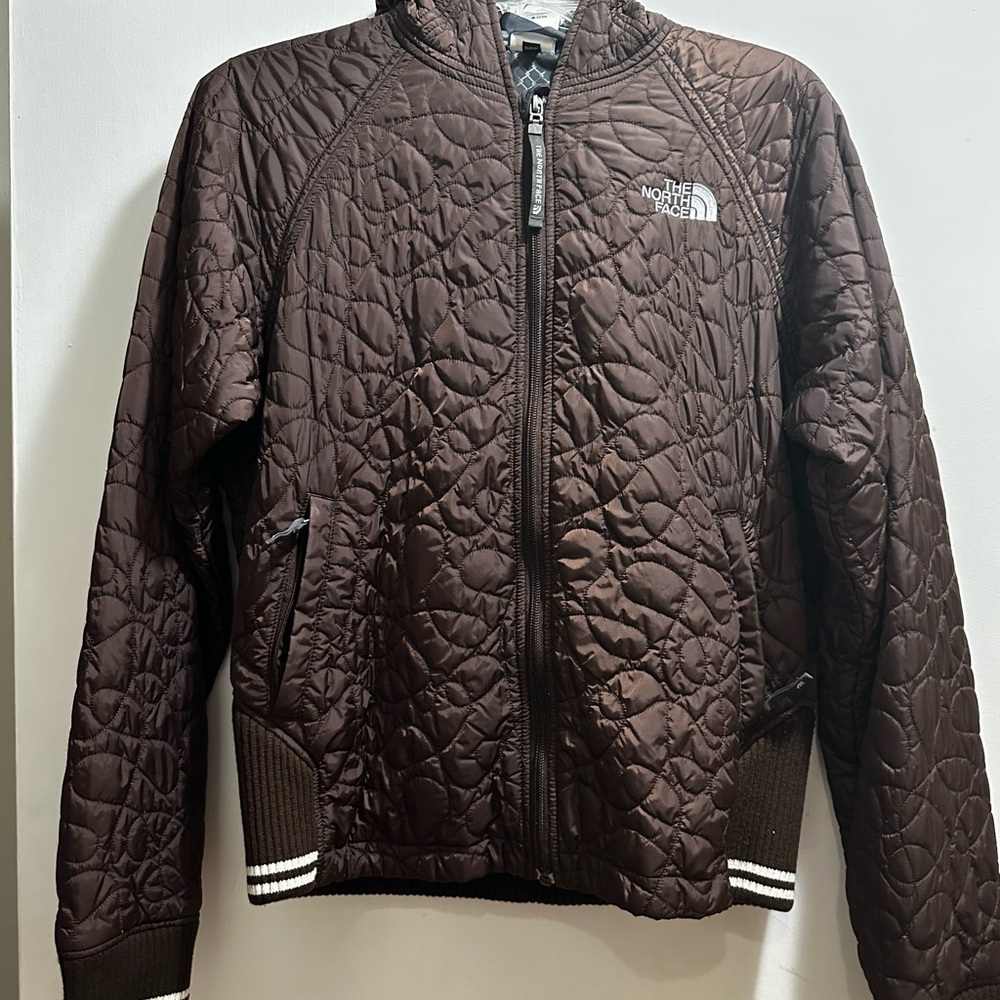 The North Face Chocolate Quilted Jacket
